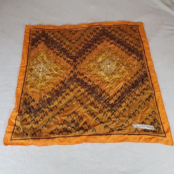 Christian Dior Silk Handkerchief - Picture 1 of 7